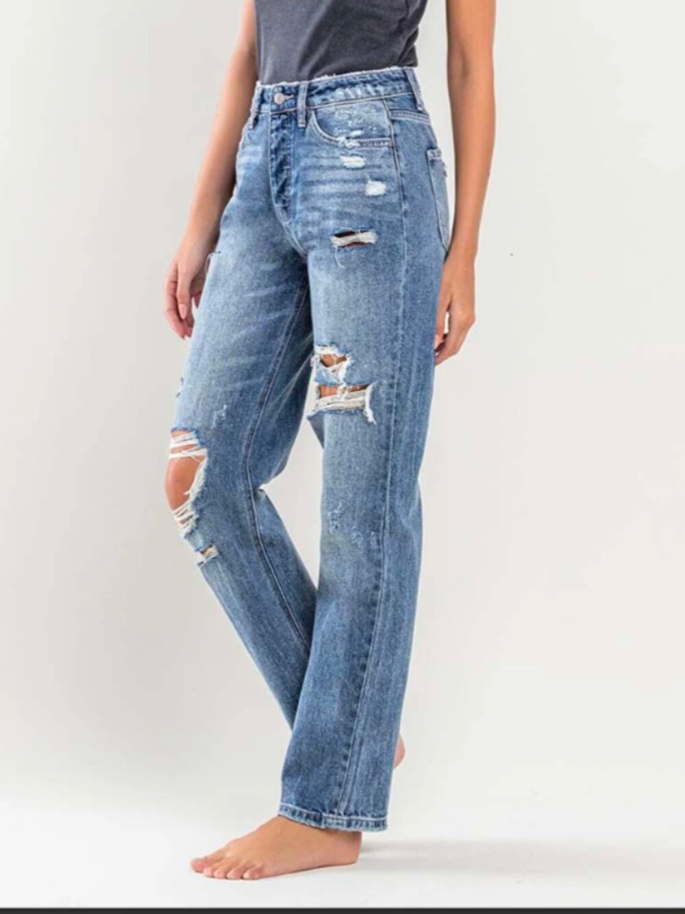 Vintage 90's Flying Monkey Distressed Jeans Size 31 Women's Y3913